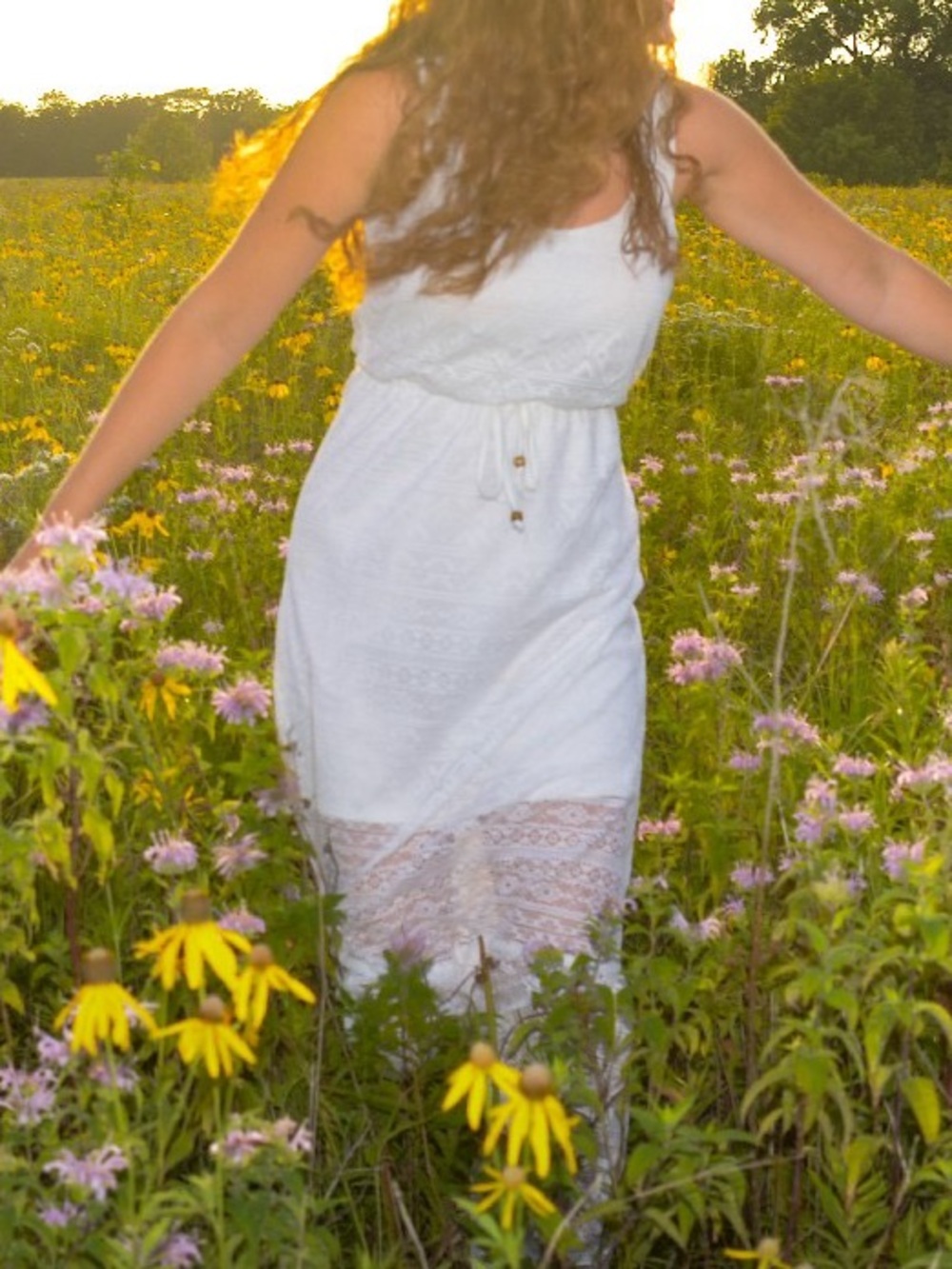 Maurices White Lace Maxi Dress